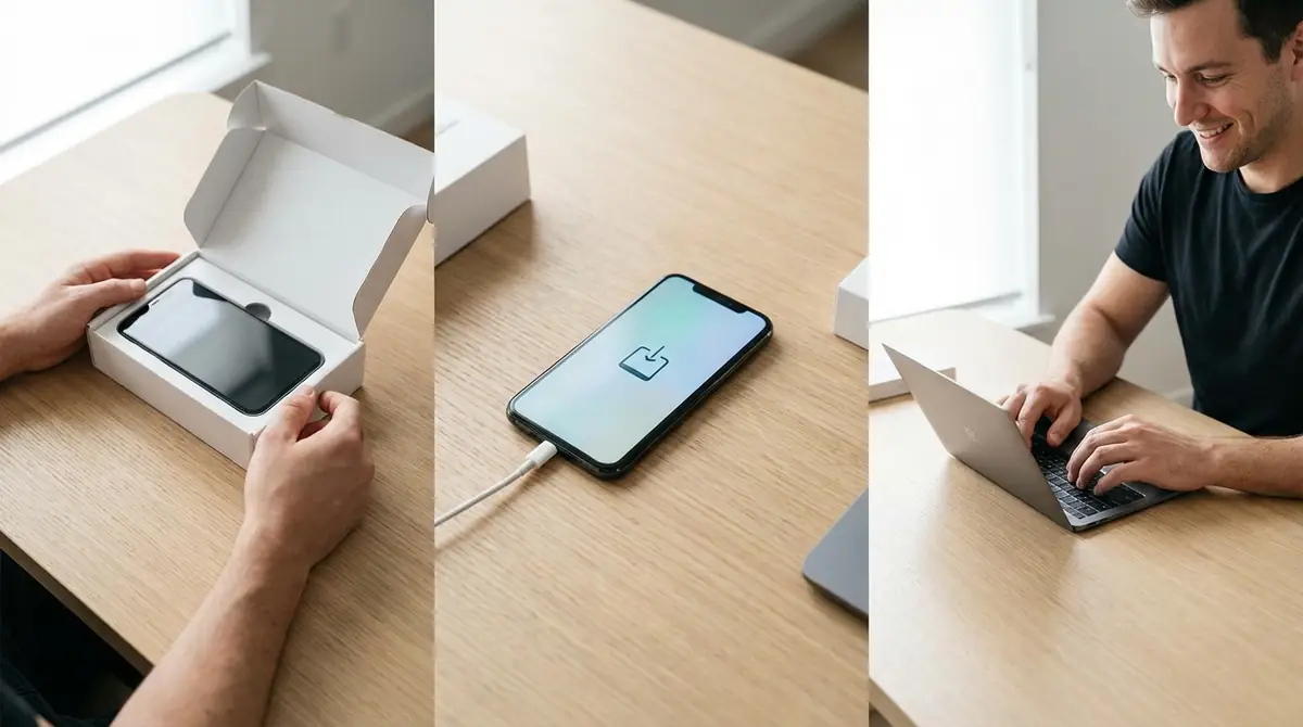 届いたらすぐ使える!初期設定かんたん3ステップ