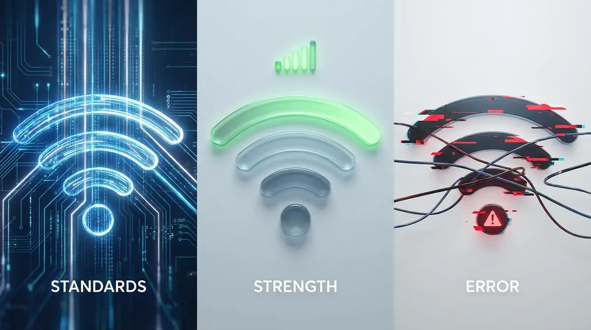 【結論】WiFiマークは「規格」「電波強度」「エラー」の3種類に分けられる