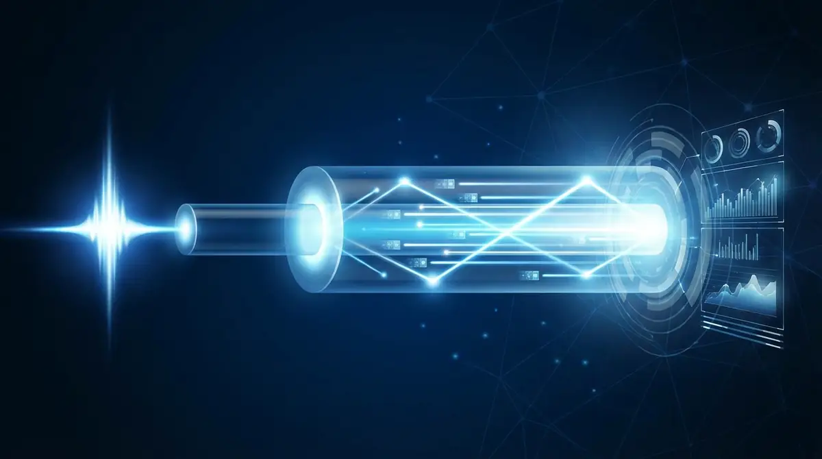 光ファイバーでデータが届くまでの仕組み【3ステップ】