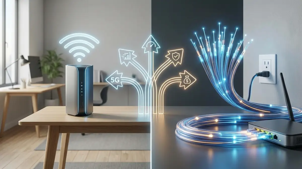 ホームルーターと光回線の違いを5つの軸で比較