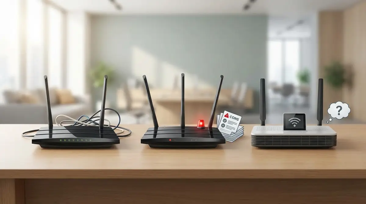 【3社比較】主要ホームルーターのデメリットの違い