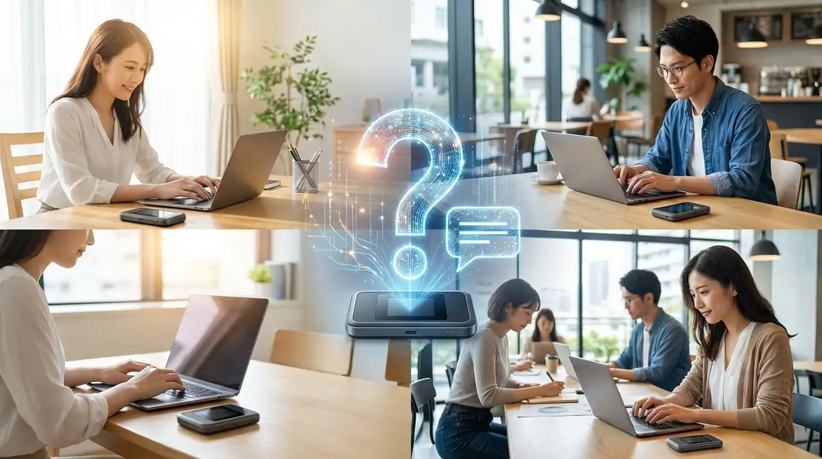 ポケットWiFi×テレワークでよくある質問